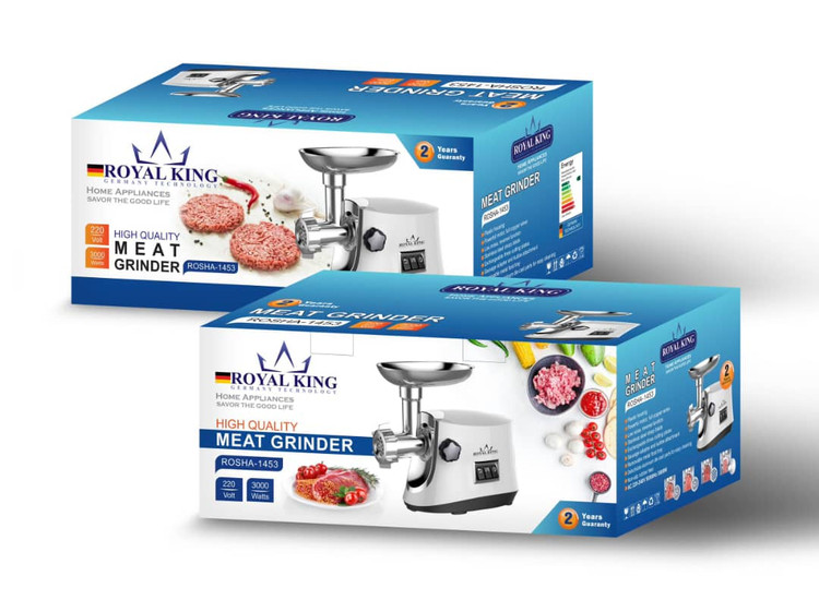 چرخ گوشت رویال کینگ ۳۰۰۰ وات مدل ROSHA-1453 Royal King