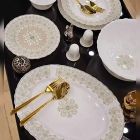 بشقاب برنج خوری-تخت - پلو خوری اپال مارک پارس اوپال کد 148 بسته 6 عددی