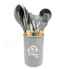 سرویس کفگیر و ملاقه سیلیکونی ۱۲ پارچه