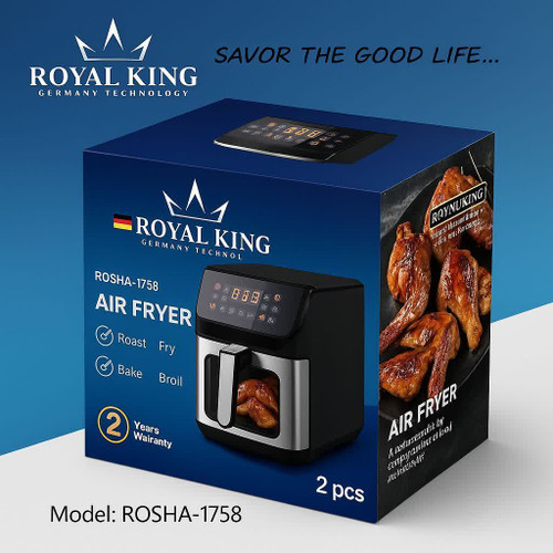 سرخ کن رویال کینگ 12 لیتری 2 المنته کد 1758